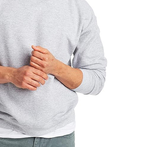 Conception Boxy personnalisée 100% coton mélangé basics sweats poids lourd 500gsm lavage à l'acide pull goutte épaule à capuche hommes - Product Image 3