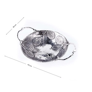 Bol à fruits en aluminium de belle conception d'éléphant Vaisselle de qualité supérieure Bol à fruits en métal Bol à collation en métal décoratif pour restaurant - Product Image 5