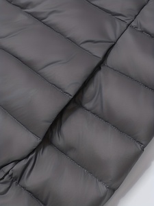 <b>Women</b> Winter Raw Puffer Jacket High Quality Thick Warm Stylish Fashionable <b>Lightweight</b> Canvas Solid Color Zipper Closure - Product Image 5