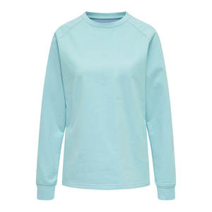 Hot Selling 100% Cotton Sweat Plain Custom Crewneck Top Wholesale <b>Vintage</b> Woman Casual Fashion <b>Sweatshirts</b> for sale - Product Image 1