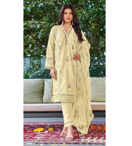 Charming Georgette Pakistani Suit Set <b>Beautiful</b> Crafted Design <b>Light</b> Smooth Fabric Perfect For Functions - Product Image 1