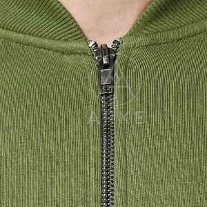 La chaqueta Bomber de invierno para hombre más vendida, hecha a medida con material transpirable, manga larga, cuello levantado, diseño de logotipo frontal - Product Image 6
