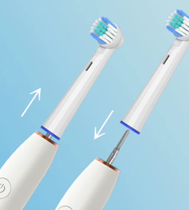 Premium Pack 8pcs Replacement Brush <b>Heads</b> with Soft Bristles for Hotel Household Use Sensitive Oral Hygiene Electric <b>Toothbrush</b> - Product Image 2