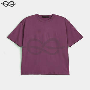 T-shirt oversize personnalisé pour hommes de grande taille t-shirt à coupe ample avec logo imprimé grands et grands t-shirts pour streetwear décontracté - Product Image 6