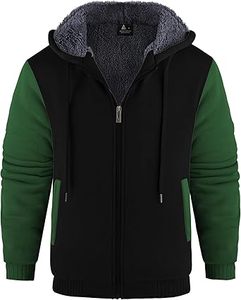 Sudaderas Casuales de Invierno para Hombre, Color Sólido, Poliéster/Algodón, Felpa, Corte Regular con Diseño de Bolsillo, Ecológicas, de Secado Rápido y Transpirables - Product Image 6