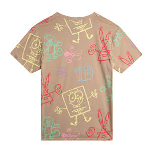 เสื้อยืดแขนสั้นสำหรับผู้ชายคอกลมทรงหลวมสีพื้นพิมพ์ลายกราฟิกตามสั่งฤดูร้อน - Product Image 5