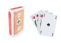 Cartes à jouer en papier Star Extra A/30, 1 jeu, coins arrondis, durables, modèle de jeu de hasard A-K-Q-J K421.117