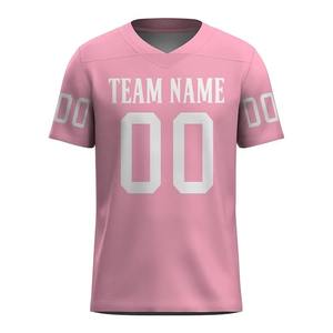 Camiseta Personalizada de Fútbol Americano para Adultos, Jersey de Sublimación Completa, Número de Nombre del Equipo, 100% Poliéster, Transpirable y con Cuello en V - Product Image 5