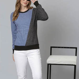 เสื้อสเวตเตอร์ขนแกะน้ำหนักเบาเป็นมิตรต่อสิ่งแวดล้อมสำหรับผู้หญิงมีโลโก้ด้านหน้าเนื้อผ้าเรียบลื่นสไตล์ลำลองออกแบบให้เคลื่อนไหวได้ง่ายสำหรับฤดูหนาว - Product Image 5