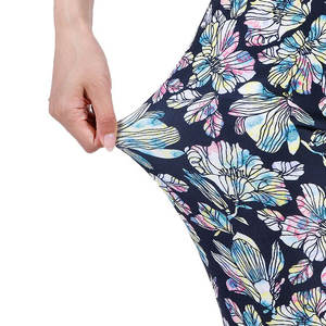 กางเกงเลกกิ้งพรีเมียมพิมพ์ลายสีสันสดใส กางเกงออกกำลังกาย ระบายอากาศได้ดี ยืดหยุ่น เหมาะสำหรับโยคะ - Product Image 6