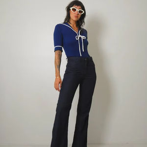 กางเกงยีนส์สีดำ Levi 569ทรงหลวมทรงตรงมีซิปสีดำทรงหลวม Y2K - Product Image 1