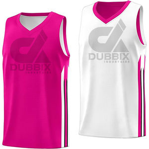 Maillot de basket-ball pour homme au prix d'usine, à séchage rapide, col en V, vêtements de sport personnalisables, OEM, respirant, vêtements de sport d'été, taille XS, neuf - Product Image 2