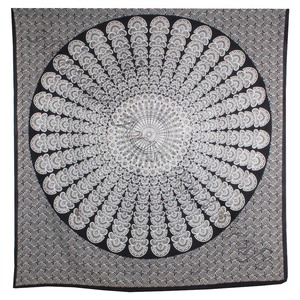 Tapisserie imprimée personnalisée, tenture murale indienne Mandala, jet de plage, tapisserie Mandala - Product Image 4