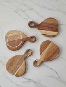 Trending Admirable Design Coasters for Table Decoration Natural Finished Pure <b>Wooden</b> Coaster and Reusable <b>Placemats</b> Home Hotels - Product Image 4