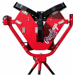 Lanzador de béisbol automático nuevo, operado con monedas, XL, de tres ruedas, equipo móvil de entrenamiento de lanzamiento. - Product Image 3