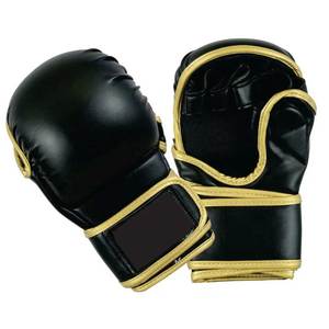 Venta al por mayor Grappling Training MMA Guantes Punching Cage Fight UFC Sparring Mitts con material de alta calidad e impresión personalizada - Product Image 3