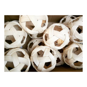 ลูกบอลหวายสไตล์โบฮีเมียนของตกแต่งบ้านแบบทอมือโดยใช้วัสดุธรรมชาติเหมาะสำหรับการตกแต่งภายในที่อบอุ่นและเป็นมิตรต่อสิ่งแวดล้อม - Product Image 5