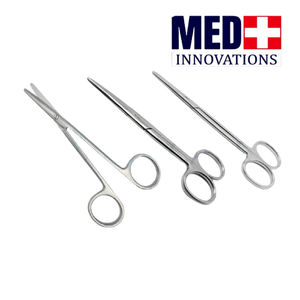 ชุดเครื่องมือผ่าตัดแทรกซิมเมอร์สทอมีสแตนเลสสตีล Med Innovations 41 ชิ้น ชุดเครื่องมือพื้นฐานสำหรับการผ่าตัดฉุกเฉิน คริกอไทโรโตมี เครื่องมือสำคัญสำหรับหู คอ จมูก และศัลยกรรมทั่วไป - Product Image 5