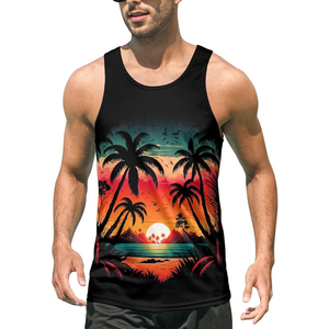 Débardeur de sublimation pour hommes à bas prix meilleur tissu vente chaude style parfait tenue décontracté débardeur de sublimation avec un poids léger - Product Image 1