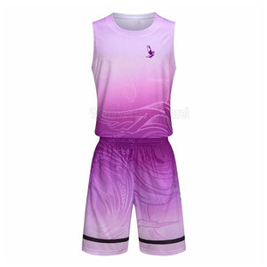 Custom Logo Basketball Shorts High Quality Comfortable Soft Fabric BSCI Certified Summer Uniform Sets for Plus Size Players - Product Image 1
