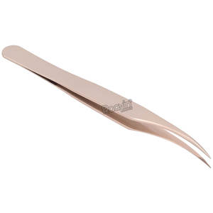 Pinzas de pestañas de acero inoxidable, adecuadas para extensión de pestañas, pinzas de pestañas de alta precisión - Product Image 4