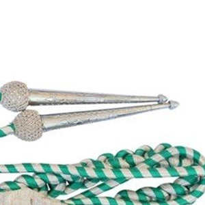 Aiguillette de cérémonie personnalisée en fil de bullion/métallique/soie, couleurs personnalisées, logo personnalisé, taille personnalisée, sans sangle, uniforme d'épaule - Product Image 4