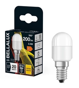 Lampada LED T26 E14 2.3W 2700K 200Lm Opaca per Incenso (Bellalux 4058075135901) - Product Image 1