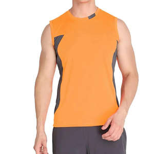 เสื้อกล้ามออกกำลังกายผู้ชายแบบใหม่ ราคาถูก ปี 2023 ขายส่ง รับสั่งทำ ระบายอากาศ แห้งเร็ว คุณภาพสูง ผลิตจากโพลีเอสเตอร์/คอตตอน - Product Image 3