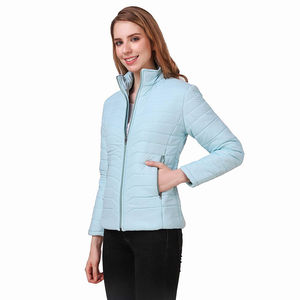 Chaqueta Acolchada para Mujer, Precios de Fábrica OEM, Informal, Transpirable, Ecológica, Chaqueta de Lona para Invierno, Hecha en Pakistán - Product Image 3