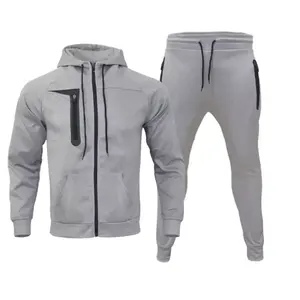 Logotipo personalizado Sublimación de invierno para hombre Slim Fit Venta al por mayor en blanco Sweatsuit Jogging Sportswear Running Gym Poliéster Chándales Conjuntos - Product Image 1