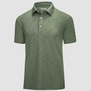 Camiseta Deportiva de Golf de Secado Rápido para Hombre, al por Mayor, Personalizada, Corta, Lisa, de Poliéster, Sublimada, Estampada - Product Image 5