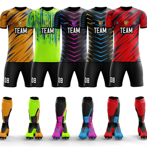 Venta al por mayor de alta calidad de transferencia de calor impreso hombres camiseta de fútbol personalizado camisetas de fútbol 100% poliéster Francia camisetas de fútbol OEM - Product Image 1