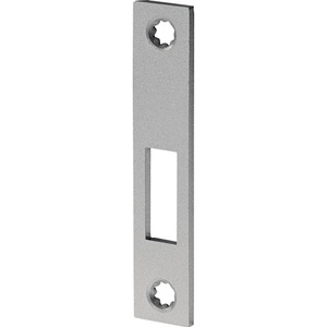 S413 Steel Strike Plate Silver 20mm Width X 105mm Length Square DIN Left/Right Flat BKS for Smart Blinds Shades & <b>Shutters</b> - Product Image 1