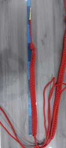 Longueur personnalisée cordon de soie rouge Aiguillette cordon épaulettes pour WOK marine vêtement accessoire enduit finition Textiles de maison - Product Image 6