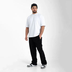 Camiseta de gran tamaño para hombre, impresión personalizada, diseño ecológico simple sostenible OEM - Product Image 4