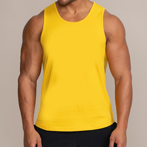 Camisetas sin Mangas de Alta Calidad, Cuello Redondo, Blancas, Lisas, para Correr, Deportivas, Musculares, Chaleco Atlético, Ropa de Gimnasio, Camisetas sin Mangas para Hombre - Product Image 2