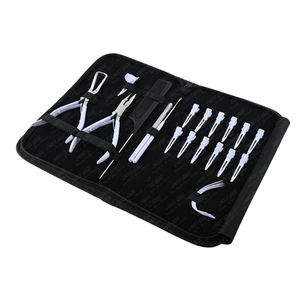 ชุดเครื่องมือต่อผมติดโลโก้แบบกำหนดเองเครื่องมือหนีบสำหรับลูกปัดห่วงตะขอต่อผมเครื่องมือติดตั้งคลิปหนีบผม10ชิ้น - Product Image 6