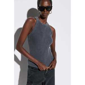 Top sin Mangas con Textura Acanalada - Product Image 1