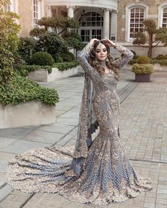 DAZZLING BRIDAL HEAVY FLOOR-LONGITUD SEDA TRAIL VESTIDO Adornado DABKA Cuentas de cristal Piedra ZARI-Trabajo Boda Adultos - Product Image 1