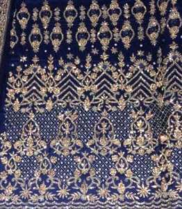 Designer moderne non cousu brodé à la main beau costume Premium pour les femmes fêtes de style traditionnel indien Fashion-Forward - Product Image 3