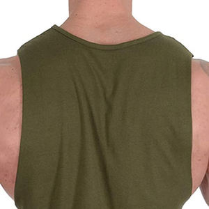 Camiseta sin mangas de talla grande informal con diseño OEM para hombre, ropa deportiva de verano hecha a medida, nueva camiseta sin mangas con cuello redondo a la venta - Product Image 6