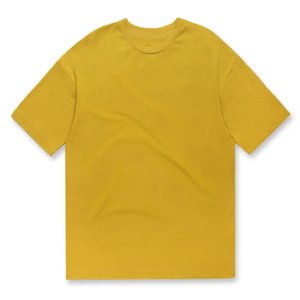 T-shirt uni pour femme en coton de première qualité, écologique, à séchage rapide, col rond, coupe oversize, épaules tombantes – Vêtements de mode saisonniers - Product Image 3