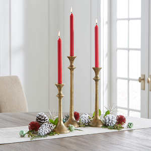 Elegant Metal <b>Taper</b> <b>Candle</b> Holder Quality Decorative Golden <b>Candle</b> Stand for Christmas Tableware Wholesale Christmas Decoration - Product Image 6