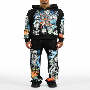 Ensemble de survêtement de jogging pour homme, tenue d'entraînement athlétique, vêtements de sport pour la course à pied, tenue d'entraînement confortable, vêtements de sport respirants - Product Image 2