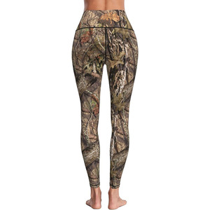 Leggings de chasse taille mi-haute décontractés en maille respirante à séchage rapide extensibles pour activités de plein air, randonnée, camping, course à pied, fitness et entraînement, imprimés - Product Image 3