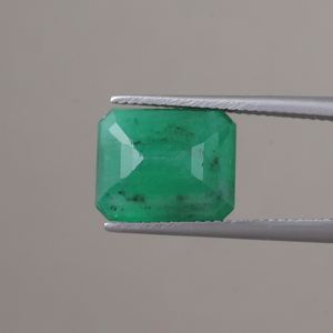 มรกตธรรมชาติทรงแปดเหลี่ยม 6.92 กะรัต ขนาด 12x10 มม. ตัดด้วยมือ ขัดเงา ลงแว็กซ์/น้ำมัน สำหรับเครื่องประดับชั้นดี - Product Image 2