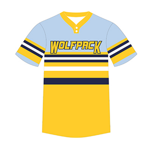 เสื้อเจอร์ซีย์เบสบอลพิมพ์ลายแบบระเหิด OEM แบบปิด<span class=keywords><strong>2</strong></span>ปุ่มและจัดการกับการปรับแต่งทแยงสำหรับลีกและทีม - Product Image 2