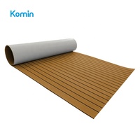 Revêtement de sol marin Komin DIY en EVA imitation teck pour bateaux et accessoires nautiques