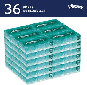 Pañuelos Faciales Kleenex Professional, 2 Capas, 100 Hojas/Caja, 36 Cajas/Caja de Cartón (21400) - Product Image 3