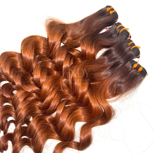 Extensiones de Cabello Humano Vietnamita de la Más Alta Calidad, Ondulado, Colores Personalizables, Precio al por Mayor, Paquete 2025 - Product Image 5